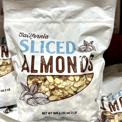 Costco好市多 California 杏仁切片 908公克 sliced almonds