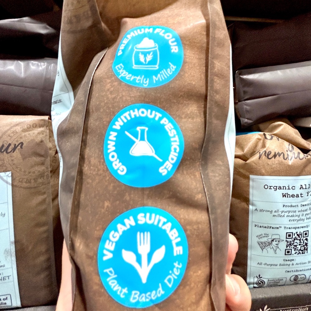 Costco好市多 Kialla 有機中筋麵粉 2公斤  organic all purpose wheat flour-細節圖4