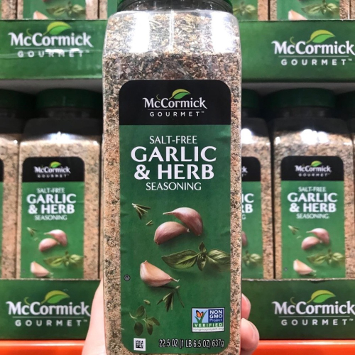 Costco好市多 MCCORMICK 味好美 大蒜綜合香料無鹽調味粉 637g garlic herb