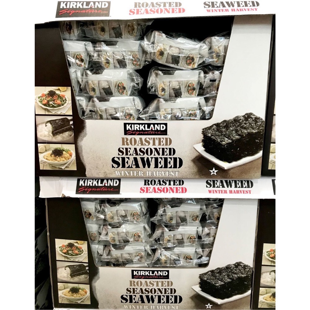 Costco好市多 Kirkland Signature 科克蘭 韓國鹽烤海苔 17公克X10入/組-細節圖4