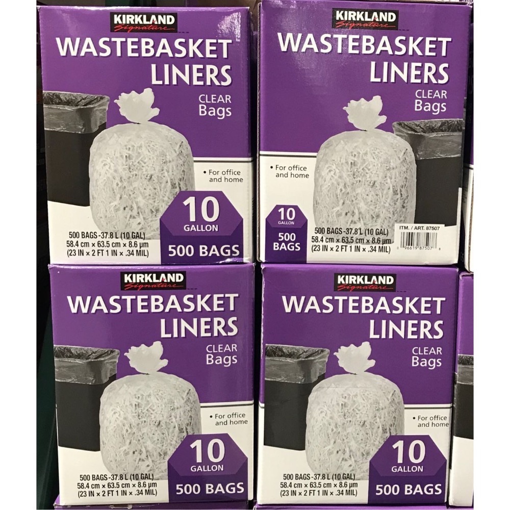 Costco好市多 Kirkland Signature 科克蘭 垃圾袋 37.8公升(58.4x63.5cm)500入-細節圖3