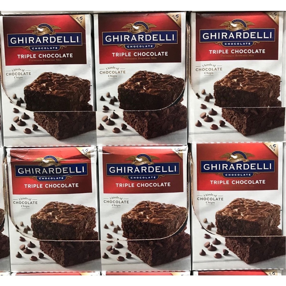 Costco好市多 GHIRARDELLI 巧克力布朗尼預拌粉 3.4kg  鷹牌 brownie mix-細節圖6