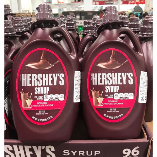 Costco好市多 HERSHEY’S 好時 賀喜 巧克力醬 1.36kg x2入 chocolate syrup
