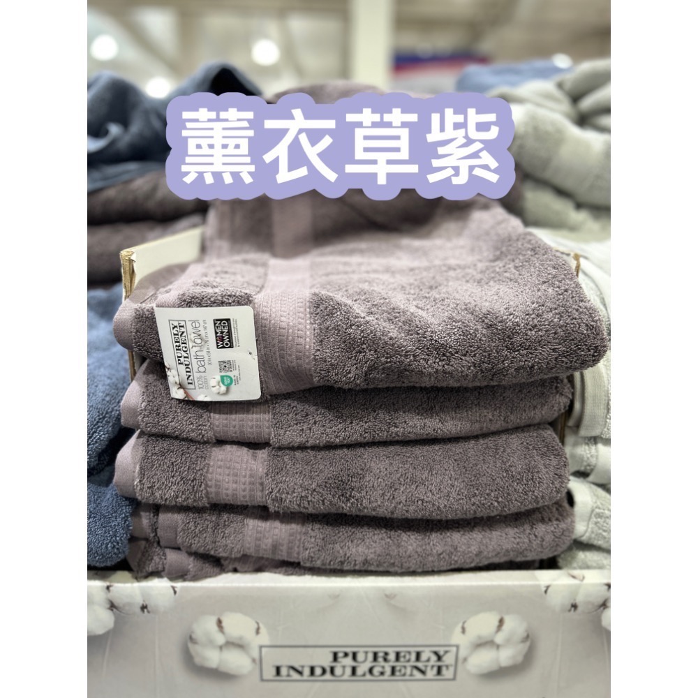 Costco好市多 Purely Indulgent 印度純棉浴巾 76公分 X 147公分 Bath Towel-細節圖5