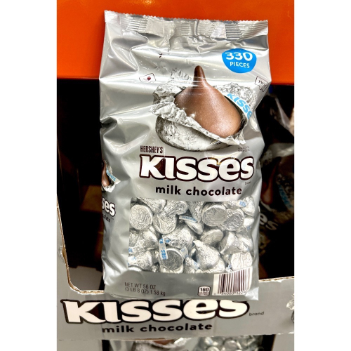 Costco好市多 HERSHEY’S kisses 牛奶巧克力 1.58kg 好時 賀喜 水滴巧克力