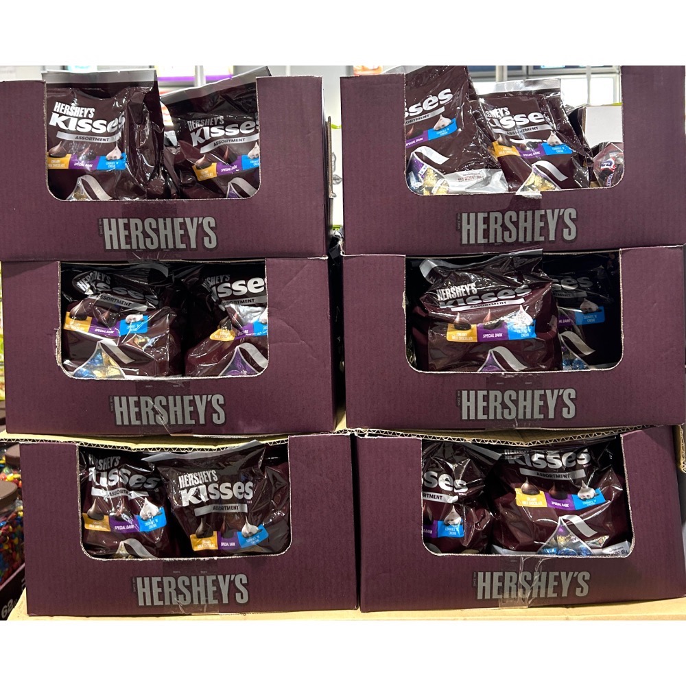 Costco好市多 Hershey＇s Kisses 綜合巧克力 900公克 好時 賀喜 chocolate 水滴巧克力-細節圖4