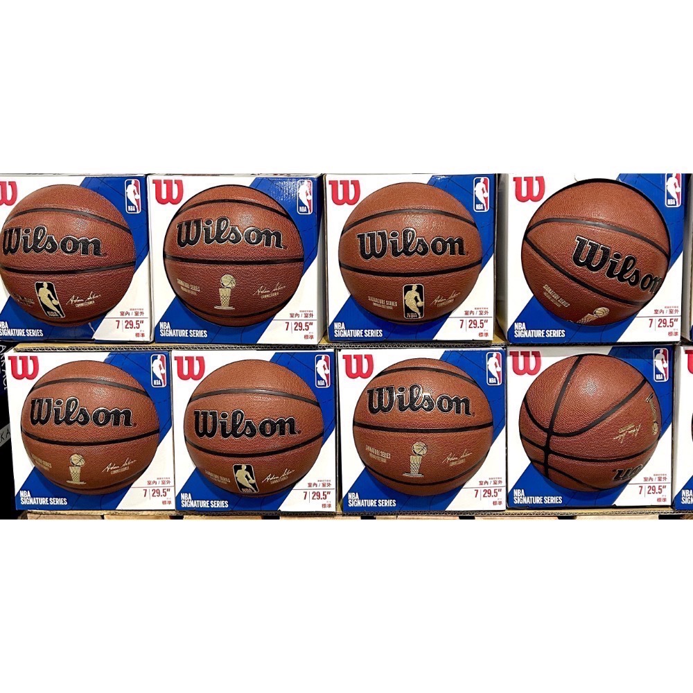Costco好市多🏀Wilson威爾森紀念金獎盃7號籃球 NBA SIGNATURE SZ7系列 basketball-細節圖4