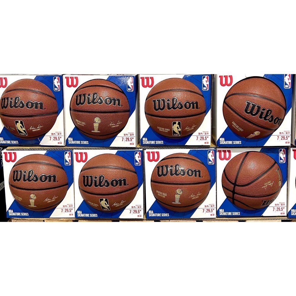 Costco好市多🏀Wilson威爾森紀念金獎盃7號籃球 NBA SIGNATURE SZ7系列 basketball-細節圖4