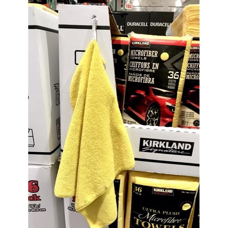 Costco好市多 KIRKLAND 科克蘭 超細纖維擦拭布 36入 40x40cm 擦車布 抹布 擦玻璃 擦鏡布-規格圖9