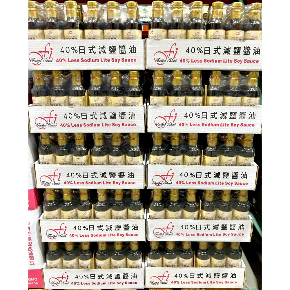 Costco好市多 F.I. 日式減鹽醬油 300毫升 X 3入  soy sauce less sodium-細節圖4