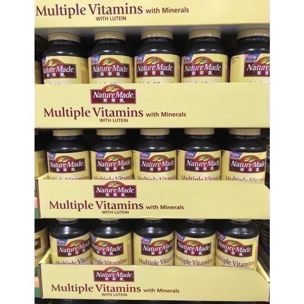 Costco好市多 Nature Made 萊萃美 綜合維生素礦物質加葉黃素錠(食品) 300錠  multiple-細節圖5