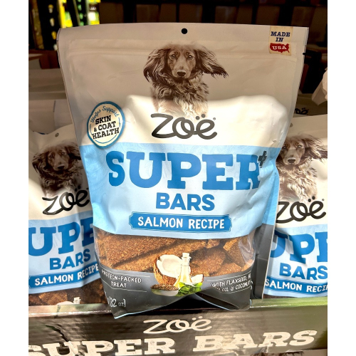 Costco好市多 Zoe Super Bars 鮭魚片狗零食 皮膚毛髮配方 907公克 dog salmon 從心大賣場 💙🤍