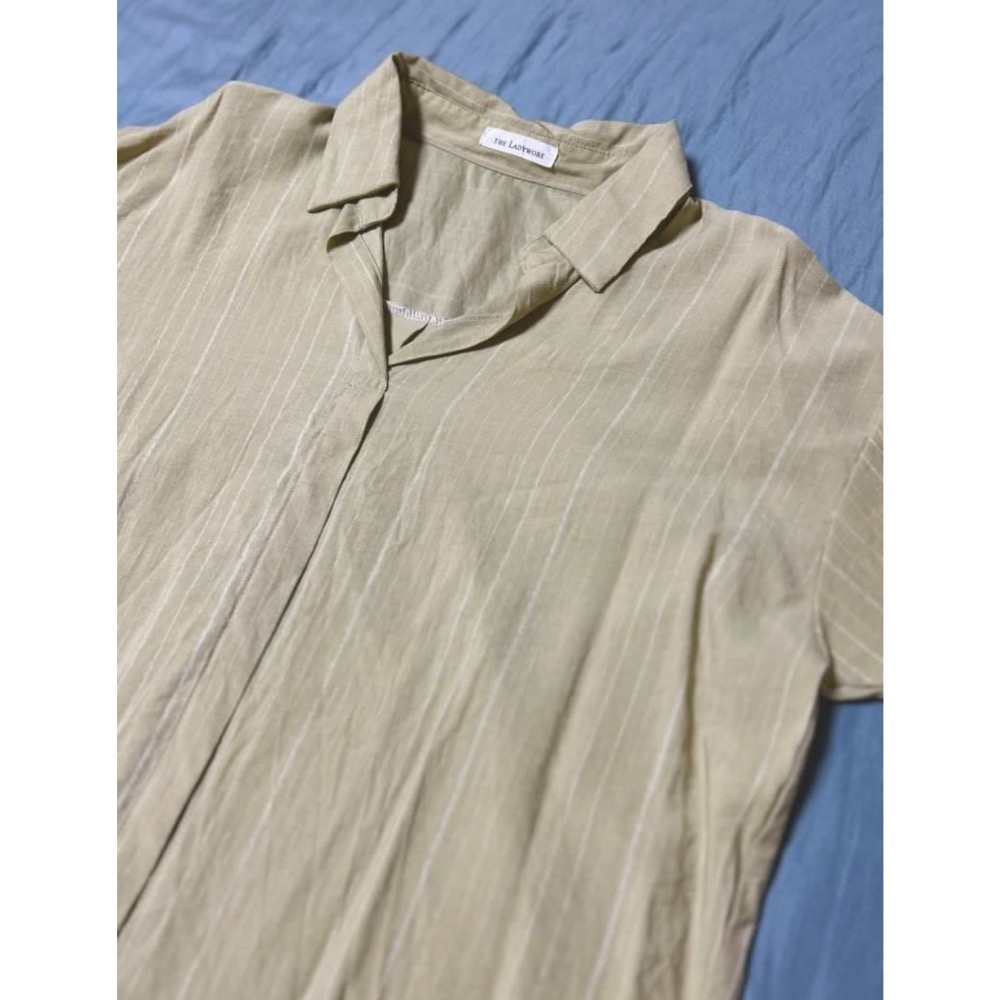 THE LADYWORE 5分袖上衣 襯衫 氣質上衣 上班穿 通勤 #24春古著-細節圖3