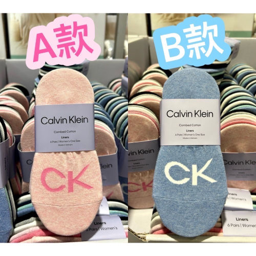 Costco好市多 Calvin Klein 女船型襪 6入組 短襪 CK 凱文克萊 no show socks