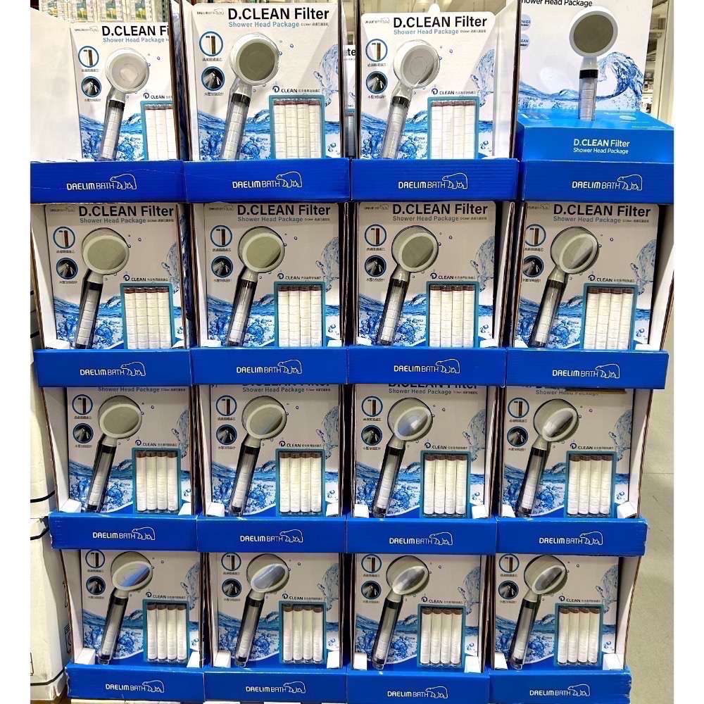 Costco好市多🚿D.CLEAN 過濾花灑濾芯套組 shower head package filter 蓮蓬頭-細節圖8
