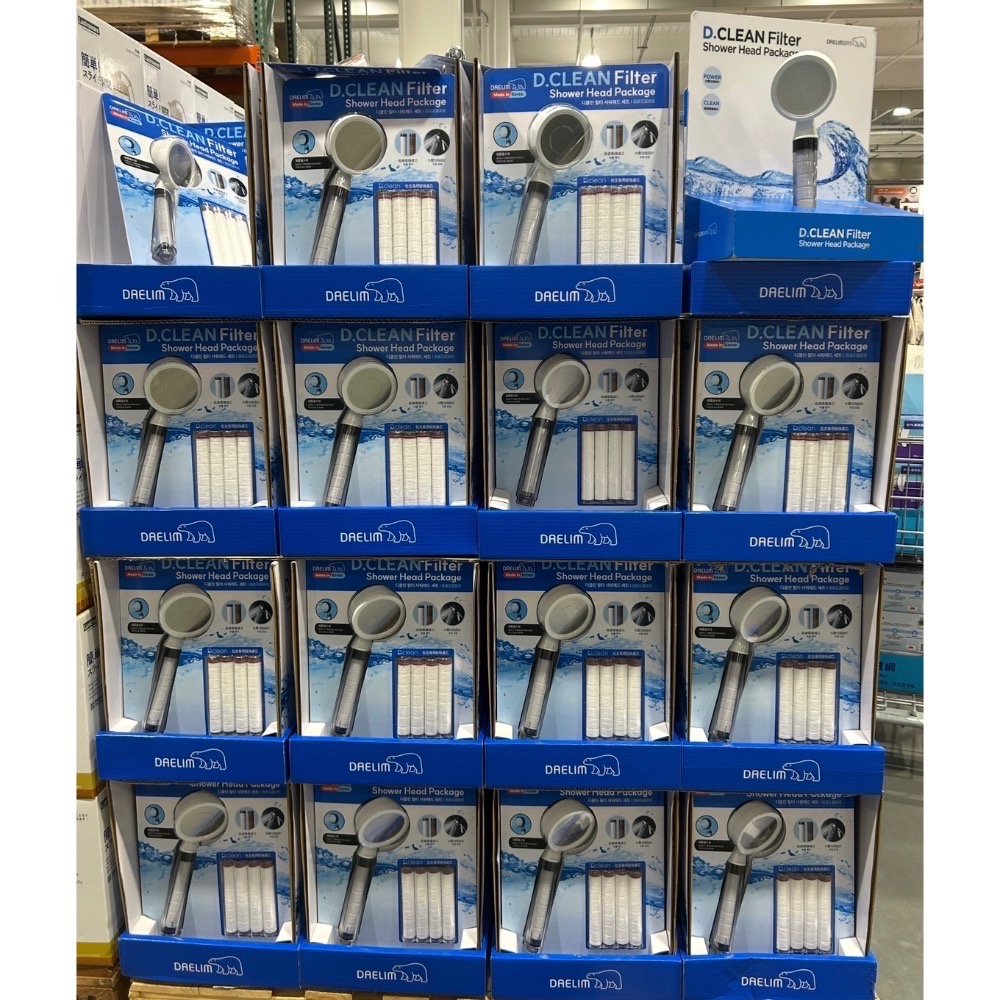 Costco好市多🚿D.CLEAN 過濾花灑濾芯套組 shower head package filter 蓮蓬頭-細節圖9