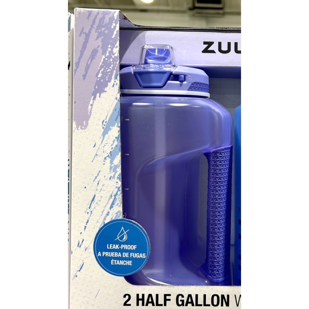 Costco好市多 Zulu 大容量水壺 1864毫升 X 2件組 Half Gallon Water Bottle-規格圖8