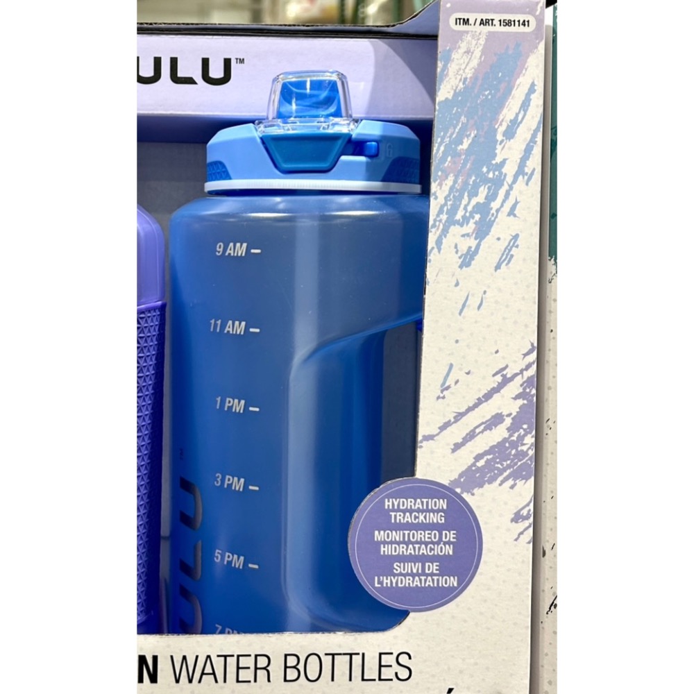 Costco好市多 Zulu 大容量水壺 1864毫升 X 2件組 Half Gallon Water Bottle-規格圖8