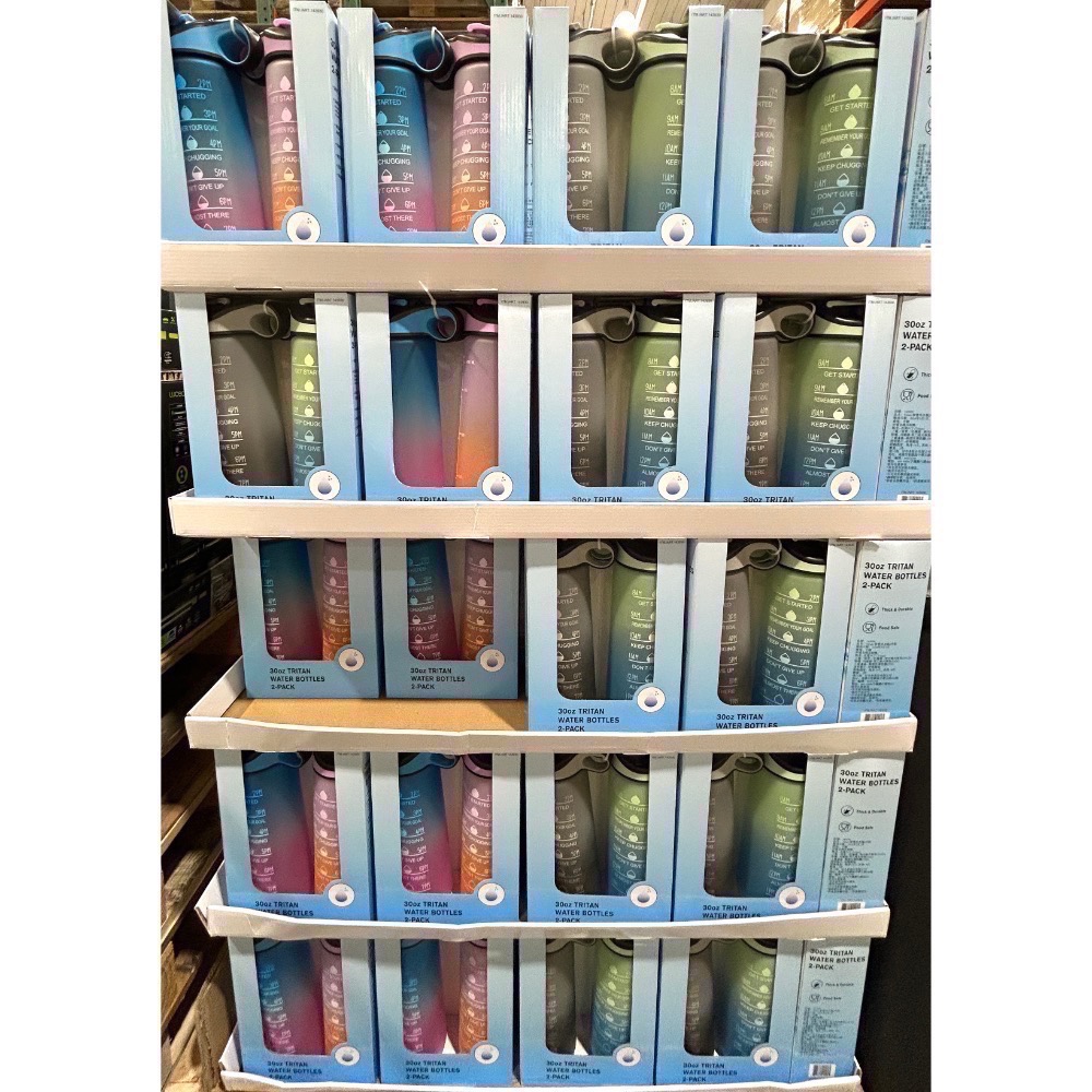 Costco好市多 Tritan water bottle 吸管冷水瓶 887毫升 X 2件組  straw-細節圖8