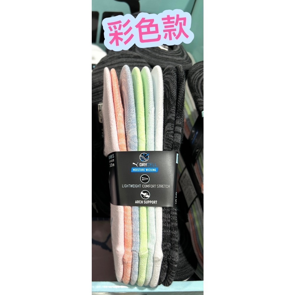 ￼Costco好市多 Puma 女踝襪 八雙入 單一尺寸 船型襪 women’s sneaker liner socks-規格圖5