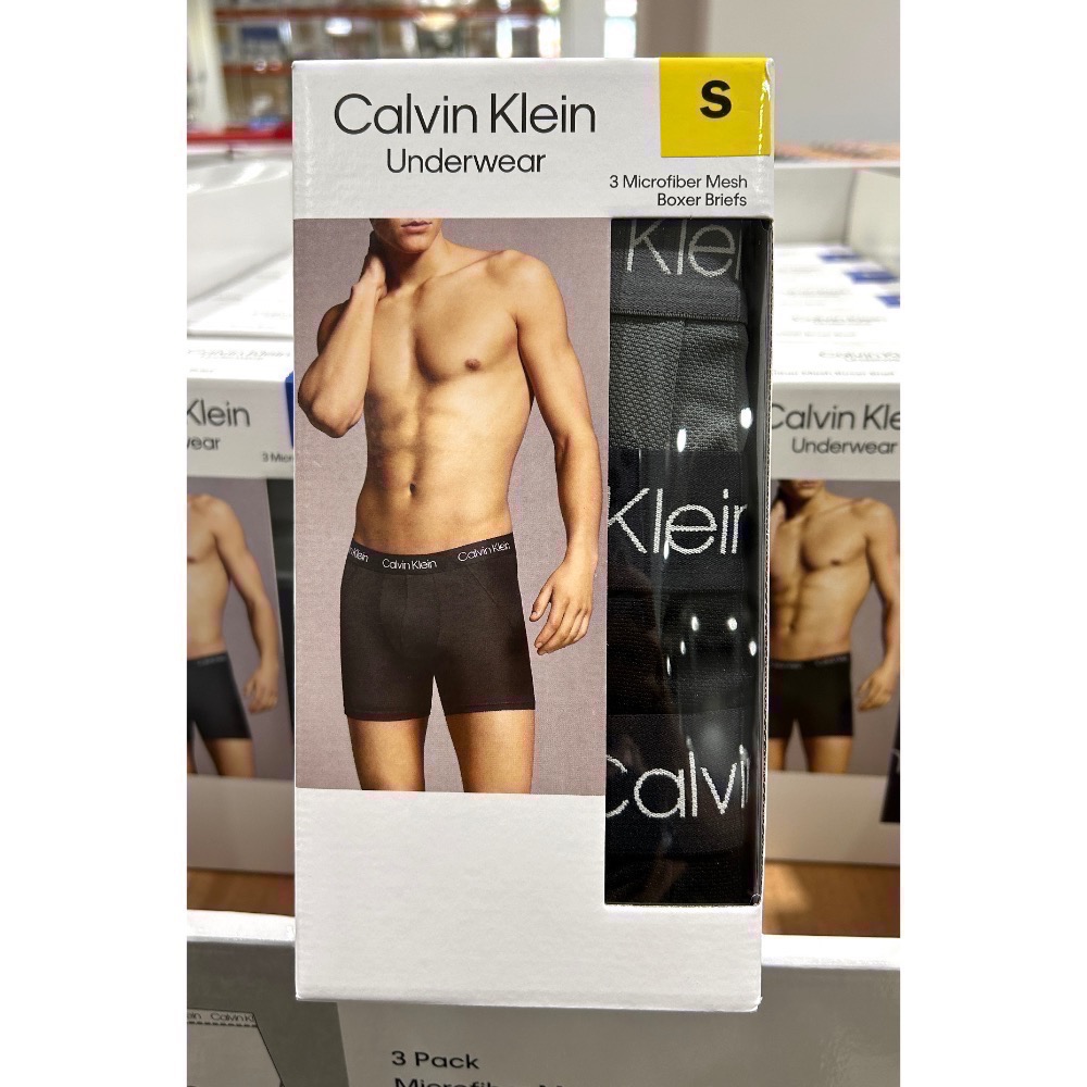 Costco好市多 Calvin Klein 男彈性內褲 3入組 CK 凱文克萊 Boxer underwear-規格圖4