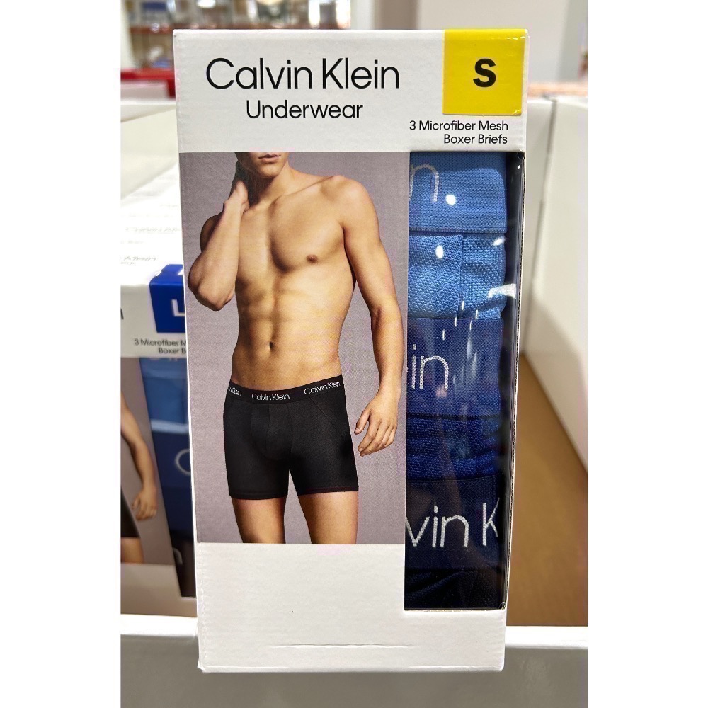 Costco好市多 Calvin Klein 男彈性內褲 3入組 CK 凱文克萊 Boxer underwear-規格圖4