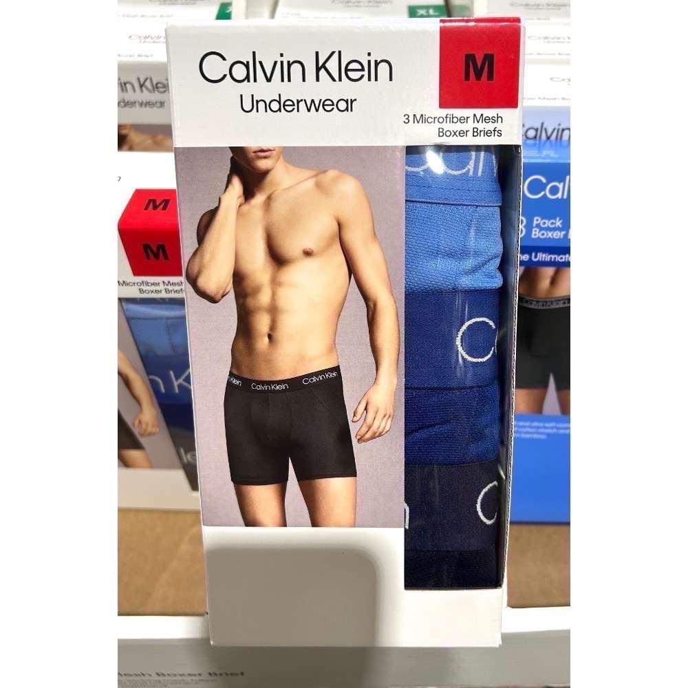 Costco好市多 Calvin Klein 男彈性內褲 3入組 CK 凱文克萊 Boxer underwear-規格圖4