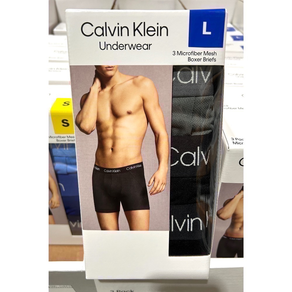 Costco好市多 Calvin Klein 男彈性內褲 3入組 CK 凱文克萊 Boxer underwear-規格圖4