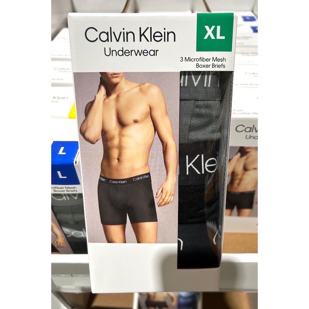 Costco好市多 Calvin Klein 男彈性內褲 3入組 CK 凱文克萊 Boxer underwear-規格圖4