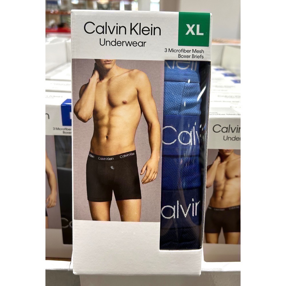 Costco好市多 Calvin Klein 男彈性內褲 3入組 CK 凱文克萊 Boxer underwear-規格圖4