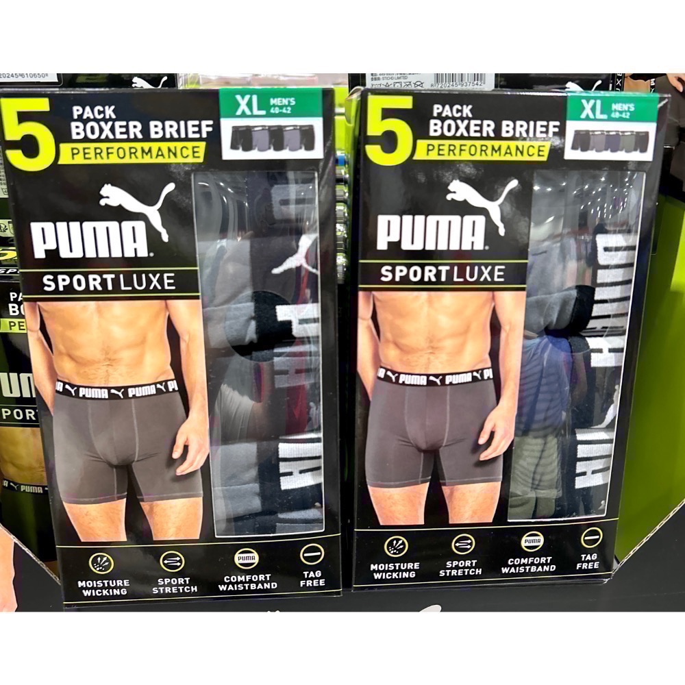 Costco好市多 PUMA 男內褲五入組 美國尺寸 S～XL 內褲 stretch boxer brief-細節圖6