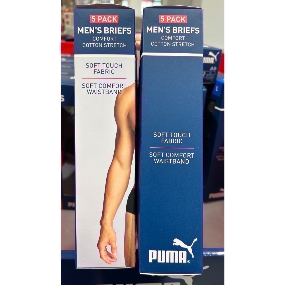 Costco好市多🩲Puma 男內褲5入組 美國尺寸（US) S~XL 三角褲 everyday brief-細節圖10