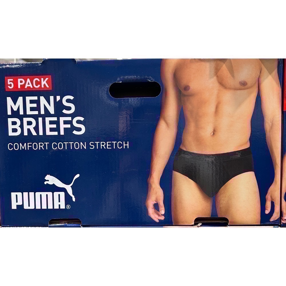 Costco好市多🩲Puma 男內褲5入組 美國尺寸（US) S~XL 三角褲 everyday brief-細節圖9