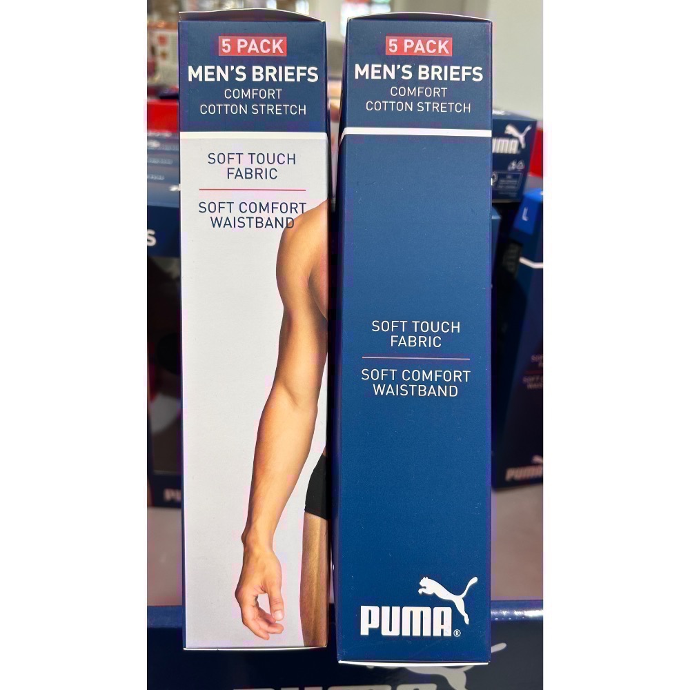 Costco好市多🩲Puma 男內褲5入組 美國尺寸（US) S~XL 三角褲 everyday brief-細節圖10