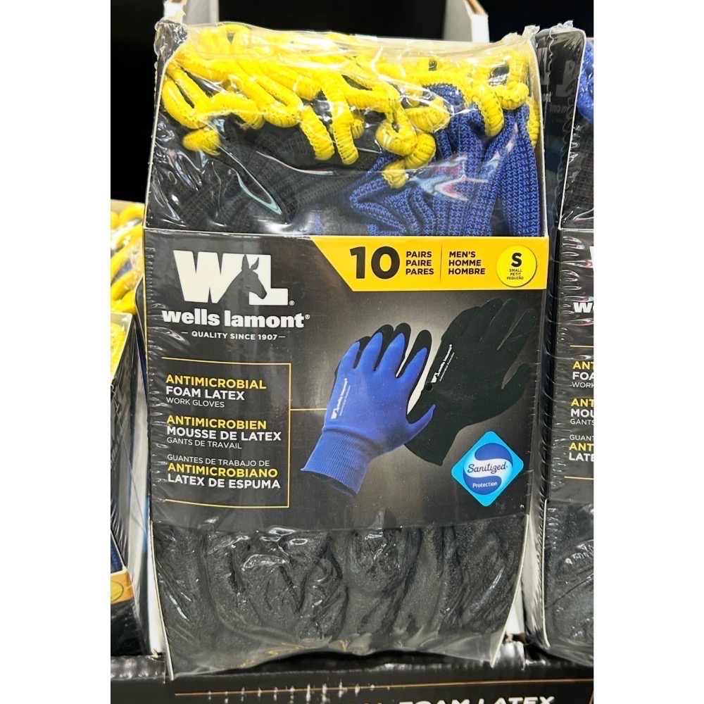 Costco好市多🧤WL 乳膠工作手套 10雙入 Wells Lamont Gloves - 從心大賣場 - 💙🤍 ️Costco 好市多 ...