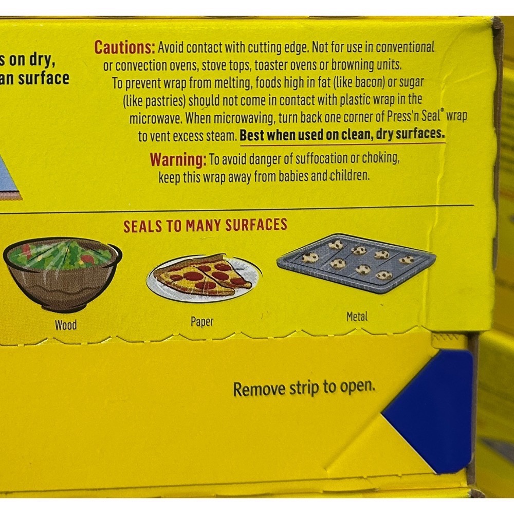 Costco好市多 超好用👍Glad Press’n Seal 強力保鮮膜 3入 （每捲43m x 30cm)-細節圖7