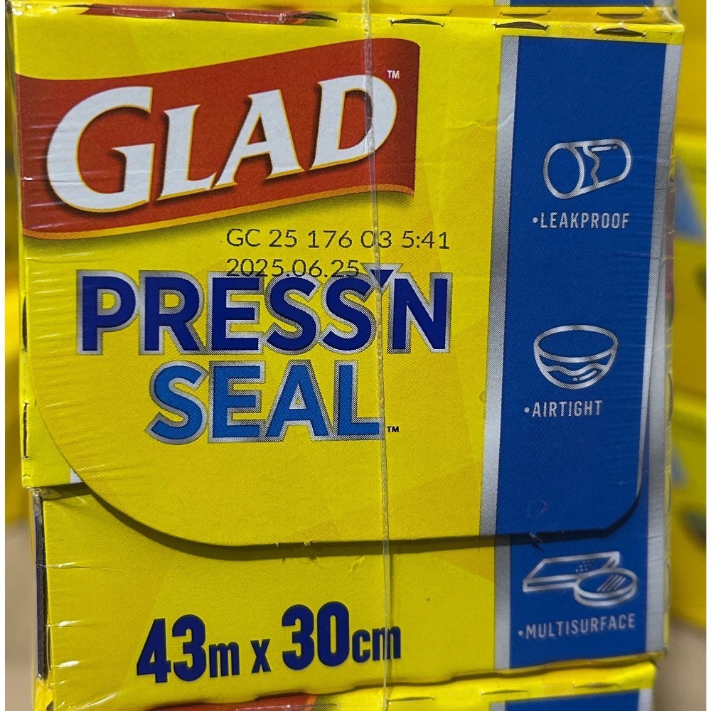 Costco好市多 超好用👍Glad Press’n Seal 強力保鮮膜 3入 （每捲43m x 30cm)-細節圖8