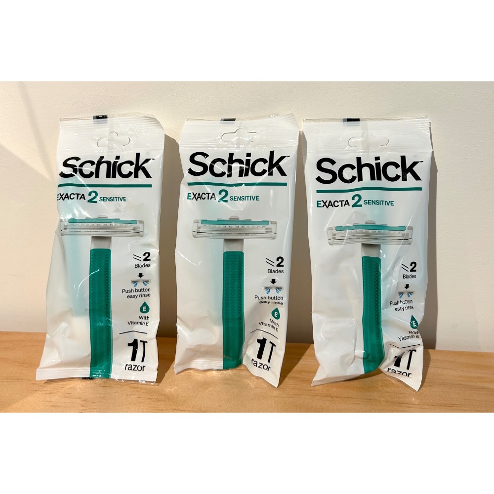 Costco好市多 Schick 舒適牌 Exacta2 防滑輕便刮鬍刀 滋潤型 單支裝 Razor-細節圖6