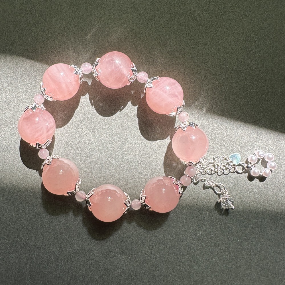 招貴人粉晶幸運手串-細節圖2