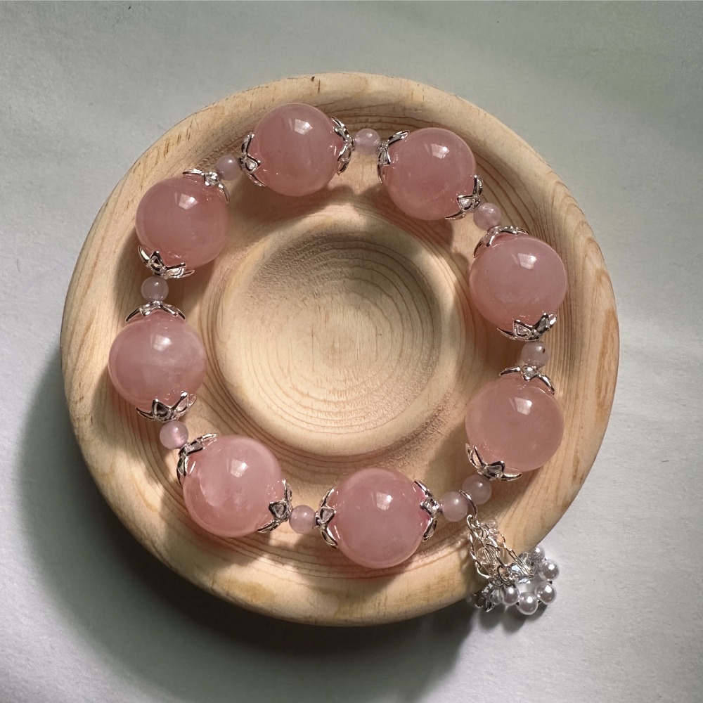 招貴人粉晶幸運手串-細節圖4