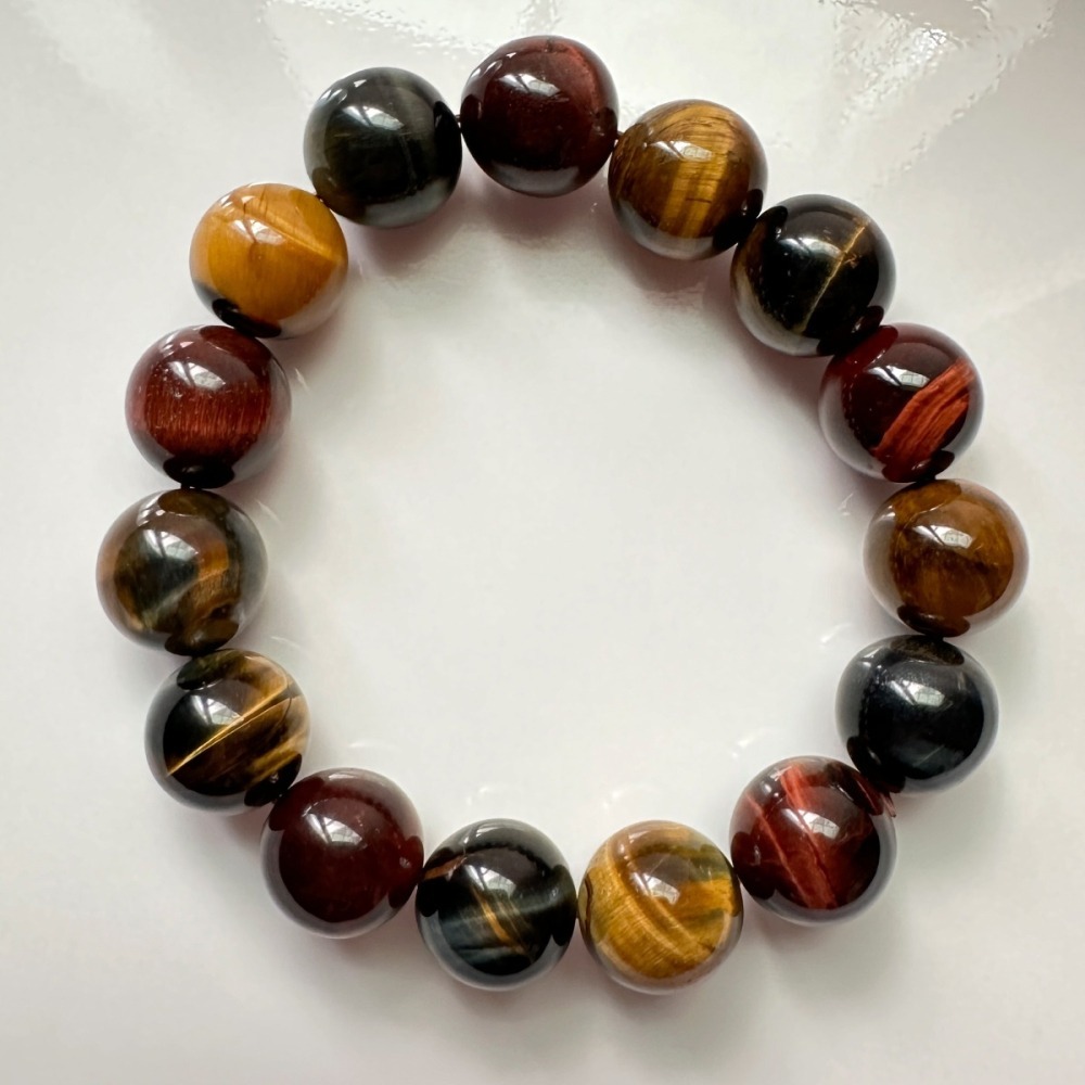 虎眼石五行事業開運手鍊 男款-細節圖2