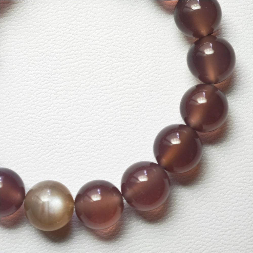 九尾狐紫煙晶天然水晶手鍊-細節圖3