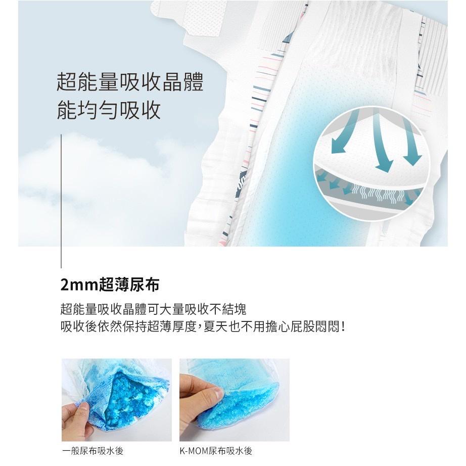 韓國MOTHER-K 頂級超薄瞬吸紙尿布(包購)黏貼型「尿布界席夢思」K-MOM-細節圖5