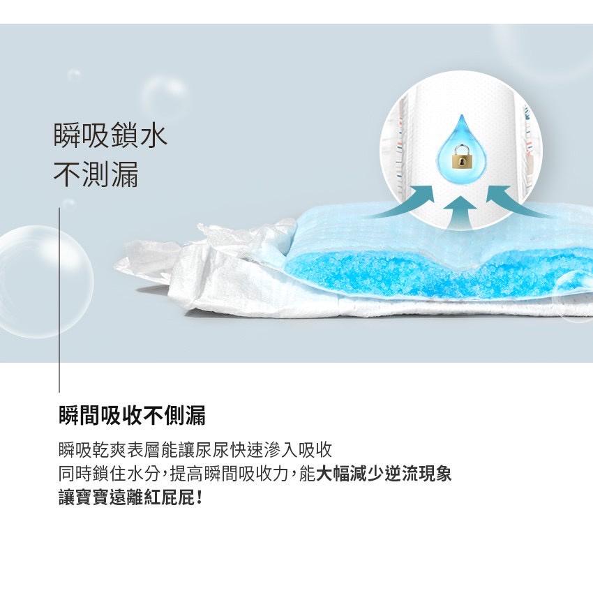 韓國MOTHER-K 頂級超薄瞬吸紙尿布(包購)黏貼型「尿布界席夢思」K-MOM-細節圖8