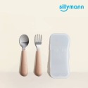 【韓國sillymann】100%鉑金矽膠不鏽鋼餐具組 兒童專用安全餐具 12M+-規格圖7