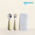 【韓國sillymann】100%鉑金矽膠不鏽鋼餐具組 兒童專用安全餐具 12M+-規格圖7