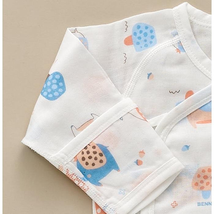 BENNY 紗布蝴蝶裝【蘑菇象】/紗布肚衣【蘑菇象】-細節圖6