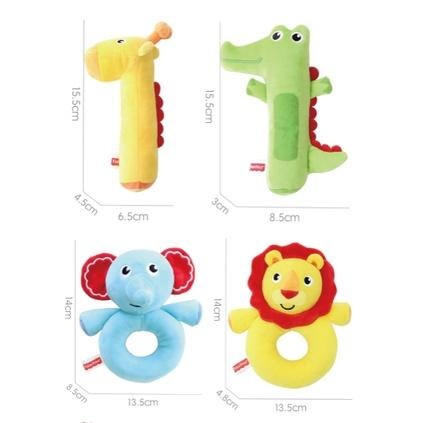 Fisher-Prise 費雪 動物捏捏棒/手搖鈴-細節圖3