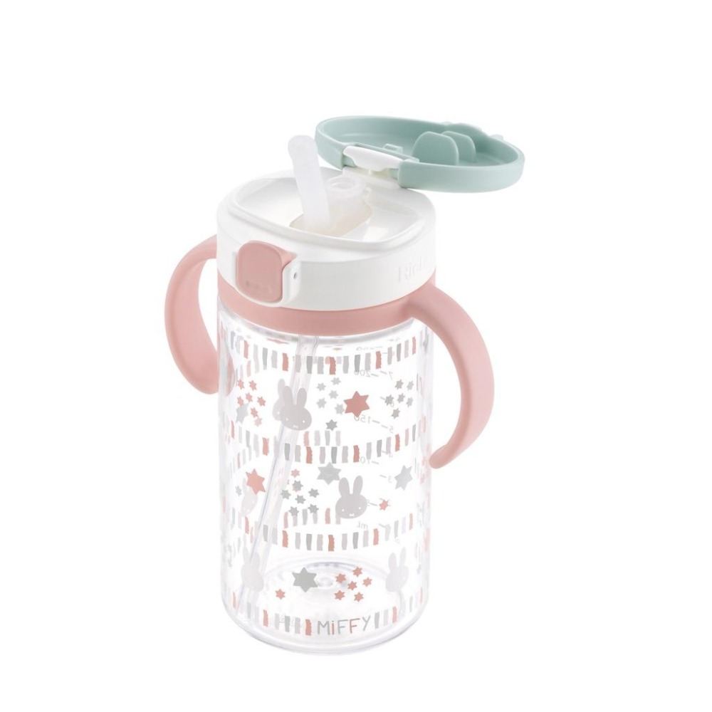 Richell 利其爾 Miffy米飛限量款系列 Tritan輕量形奶瓶系列/暖寶寶水杯 餐具組系列-細節圖8