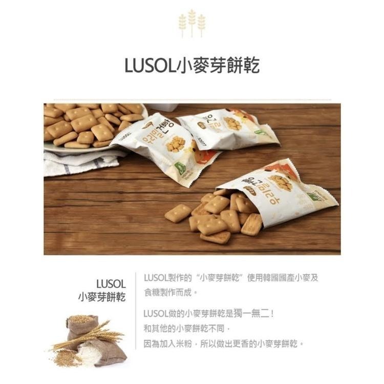 韓國LUSOL 小麥芽餅乾/12個月以上/30g-細節圖5